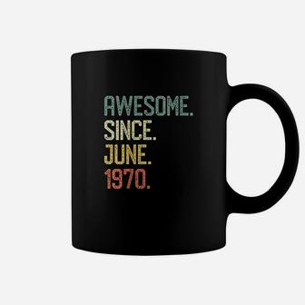 Born In June 1970 Vintage 51st Birthday Gift Him Her Coffee Mug - Seseable