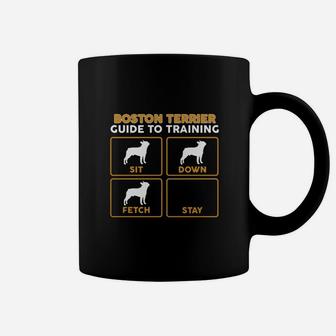 Boston Terrier T Shirt Funny Guide To Training Coffee Mug - Seseable