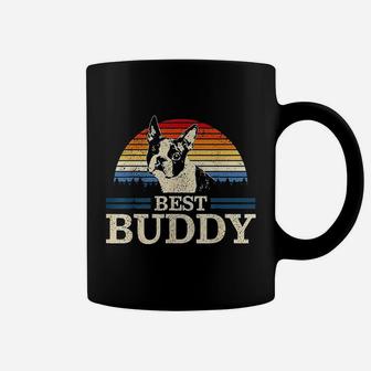 Boston Terrier Vintage Best Buddy Coffee Mug - Seseable