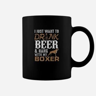 Boxer Dad Funny Fathers Day Dog Lover Coffee Mug - Seseable