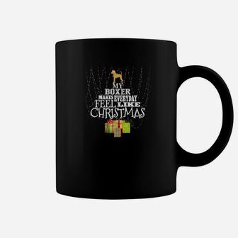 Boxer Dog Gifts Christmas Boxer Dog Shirt Coffee Mug - Seseable