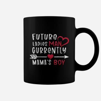 Boy Valentine A Future Ladies Man Current Mamas Boy Coffee Mug - Seseable