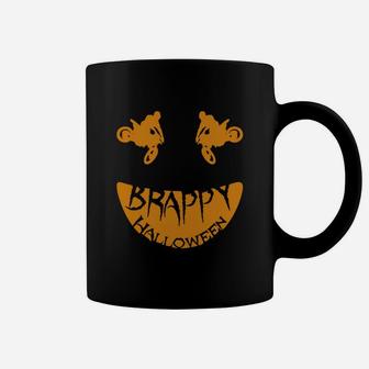 Brappy Halloween Funny Motocross Dirt Bike Gift T Shirt Coffee Mug - Seseable