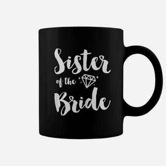 Bridal Party Sister Of The Bride Navy Blue Cute Drawing Coffee Mug - Seseable