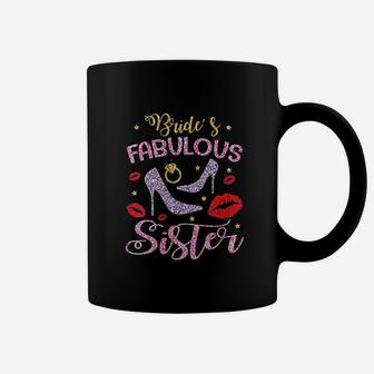 Brides Fabulous Sister Happy Wedding Married Day Of Sister Coffee Mug - Seseable
