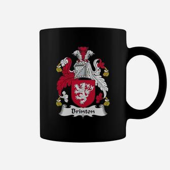 Brinton Family Crest Coat Of Arms British Family Crests Coffee Mug - Seseable