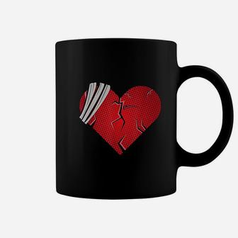Broken Heart Love Sad Heartbroken Break Up Valentines Day Coffee Mug - Seseable
