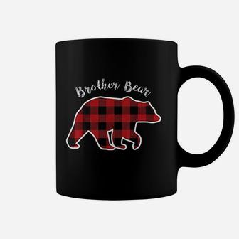 Brother Bear Men Red Plaid Christmas Family Gift Coffee Mug - Seseable