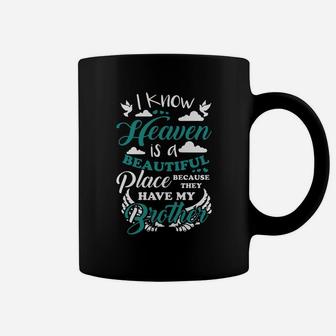 Brother In Heaven Shirt Brother Tee For Brother Man Coffee Mug - Seseable