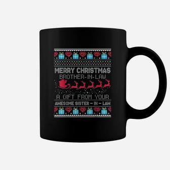 Brother In Law A Gift From Your Sister In Law Christmas Gift Coffee Mug - Seseable