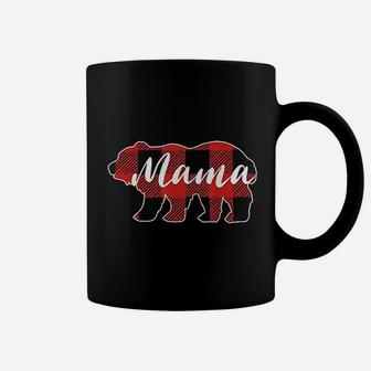 Buffalo Plaid Mama Bear Mothers Day Gifts Coffee Mug - Seseable
