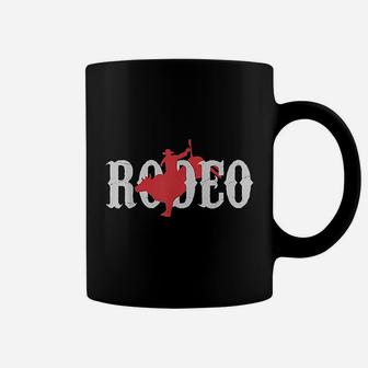 Bull Riding Rodeo Western Country Bull Rider Gift Coffee Mug - Seseable