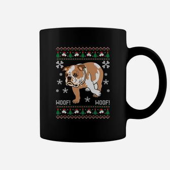 Bulldog Ugly Christmas Sweater T-shirt Coffee Mug - Seseable