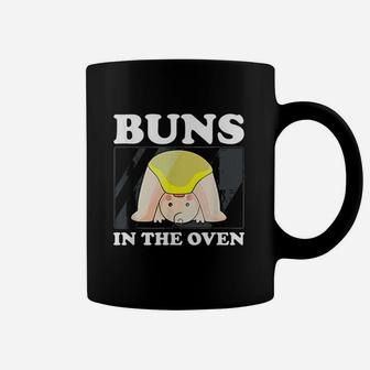 Buns In The Oven Baby Announcement Mom To Be Coffee Mug - Seseable