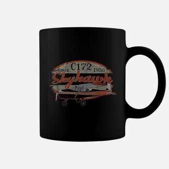 C172 Skyhawk Vintage Retro C172 Airplane Flying Pilot Coffee Mug - Seseable