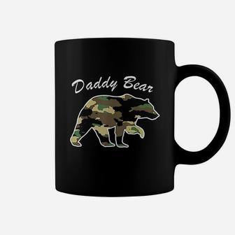 Camouflage Daddy Bear Family Hunting Camo Papa Bear Coffee Mug - Seseable