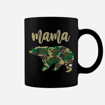 Camouflauge Mama Bear Camo Care Package Pajama Coffee Mug - Seseable