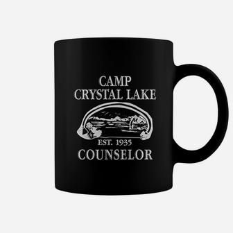 Camp Crystal Lake Funny Graphic Camping Vintage Novelty Coffee Mug - Seseable