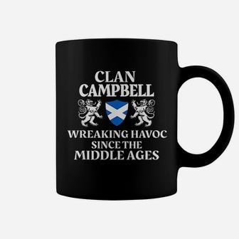 Campbell Scottish Family Clan Scotland Name Lion Coffee Mug - Seseable
