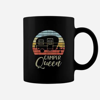 Camper Queen Classy Sassy Smart Assy Matching Couple Camping Coffee Mug - Seseable