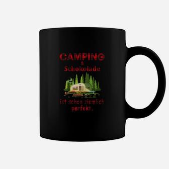 Camping Schokoladenseite Herren Tassen, Natur und Spruch Motiv - Seseable