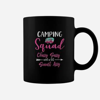 Camping Squad Funny Matching Family Girls Camping Trip Coffee Mug - Seseable
