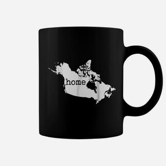 Canada Home Canadian Map Flag Home Country Pride Coffee Mug - Seseable