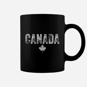 Canada Vintage Distressed Flag Leaf Maple Pride Men Women Coffee Mug - Seseable