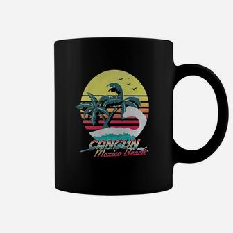 Cancun Mexico Beach T Shirt 80's Retro Art Gifts Coffee Mug - Seseable