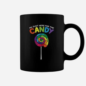 Candy Sweets Im Just Here For The Candy Halloween Coffee Mug - Seseable