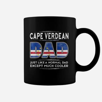 Cape Verdean Dad Is Much Cooler Fathers Day Flag Coffee Mug - Seseable