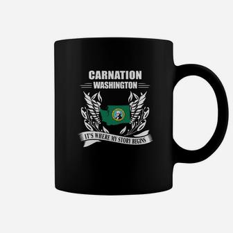 Carnation Washington It's Where My Story Begins Coffee Mug - Seseable