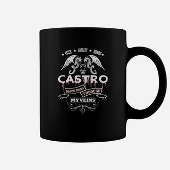 Castro Blood Runs Through My Veins - Tshirt For Castro Coffee Mug - Seseable