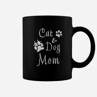 Cat And Dog Mom Kitten Puppy Mama Coffee Mug - Seseable
