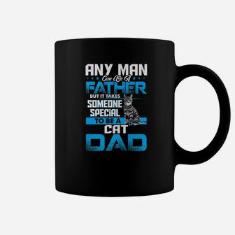Cat Dad Animal Lovers Fathers Day Gif Coffee Mug - Seseable