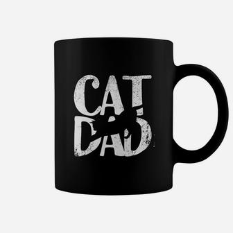 Cat Dad Men Fathers Day Christmas Birthday Best Ever Funny Coffee Mug - Seseable
