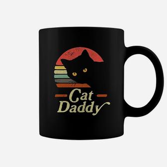 Cat Daddy Vintage Eighties Style Cat Retro Distressed Coffee Mug - Seseable
