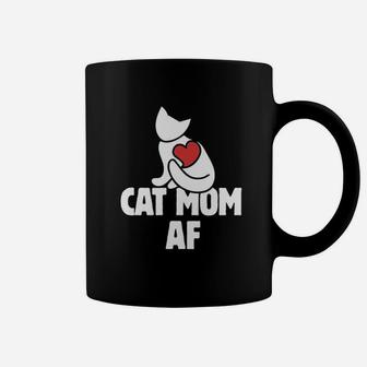 Cat Mom Af Funny Cat Persons Coffee Mug - Seseable