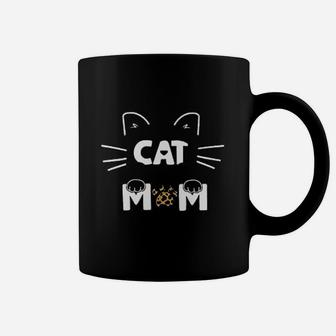Cat Mom Cute Cat Graphic Coffee Mug | Seseable CA