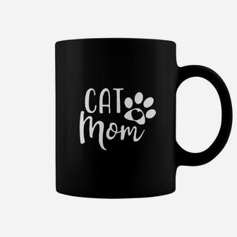 Cat Mom For Cat Lovers Mothers Coffee Mug - Seseable