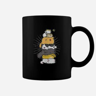 Cats Meowtain Pile Cat Anime Kawaii Kitten Lover Funny Gift Coffee Mug - Seseable