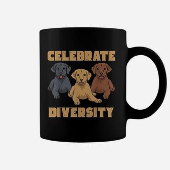 Celebrate Diversity Labrador Retriever Gifts Lab Dog Lover Coffee Mug - Seseable