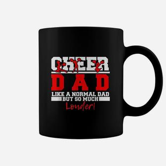 Cheer Dad Like A Normal Dad But So Much Louder Coffee Mug - Seseable