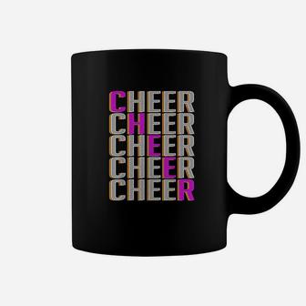 Cheer Pattern Cheerleader Cheer Mom Coffee Mug - Seseable