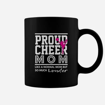 Cheerleading Mom Gifts Proud Cheer Mom Coffee Mug - Seseable