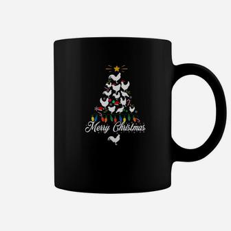 Chicken Christmas Chicken Christmas Tree Xmas Gift Coffee Mug - Seseable