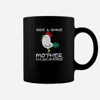 Chicken Coop Mother Cluckers Funny Hen Chick Rooster Coffee Mug - Seseable