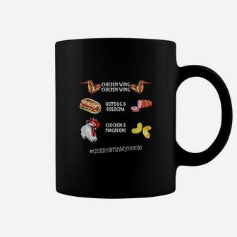 Chicken Wing Chicken Wing Hot Dog And Bologna Coffee Mug - Seseable