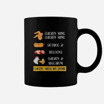 Chicken Wing Chicken Wing Hotdog And Bologna Coffee Mug - Seseable