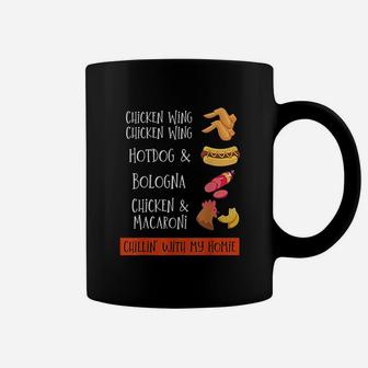 Chicken Wing Hotdog And Bologna Coffee Mug - Seseable